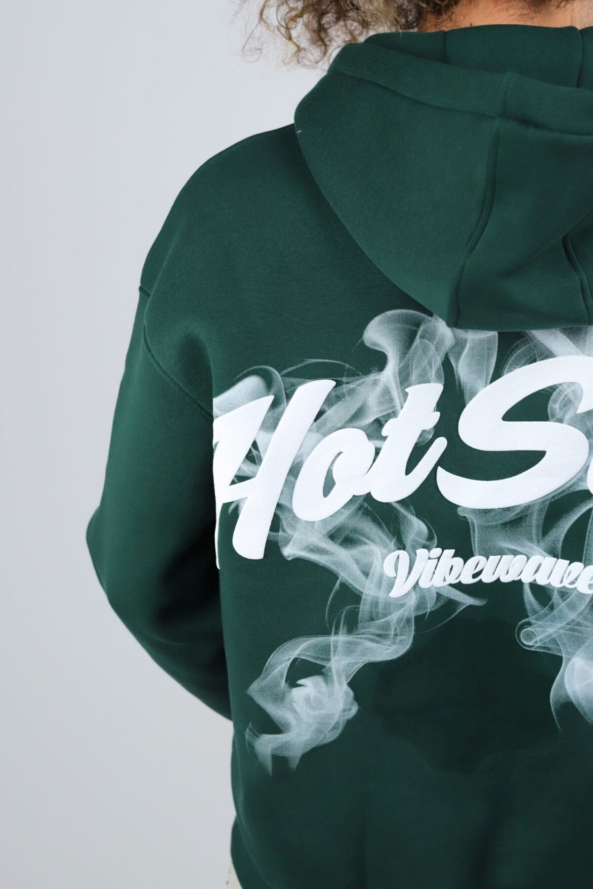 Hot Star Yeşil Hoodie