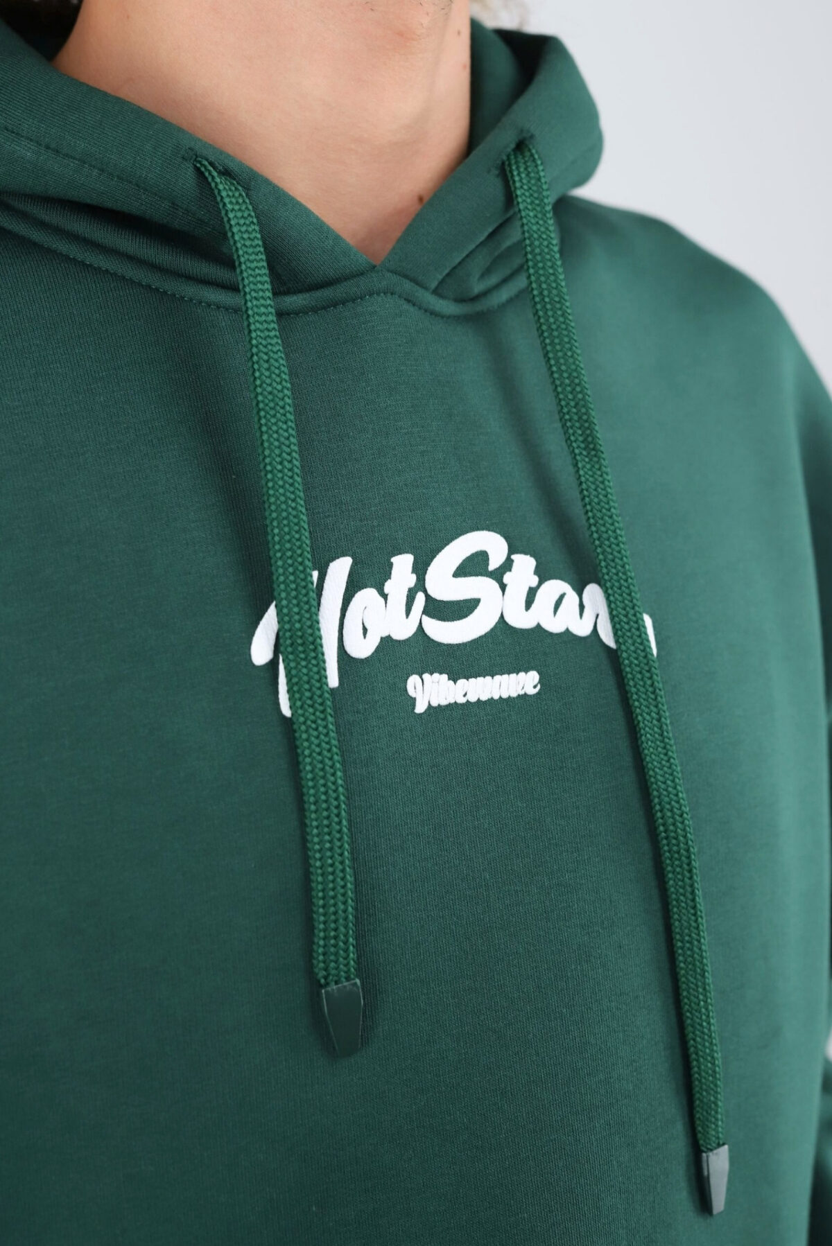 Hot Star Yeşil Hoodie