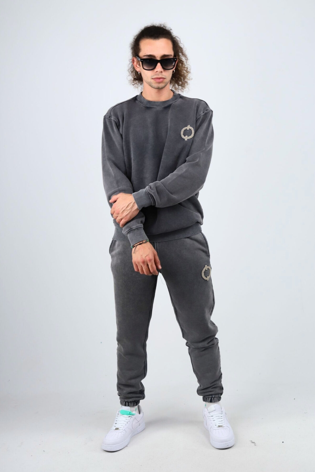 Nors Acid Wash Antrasit Sweatpant