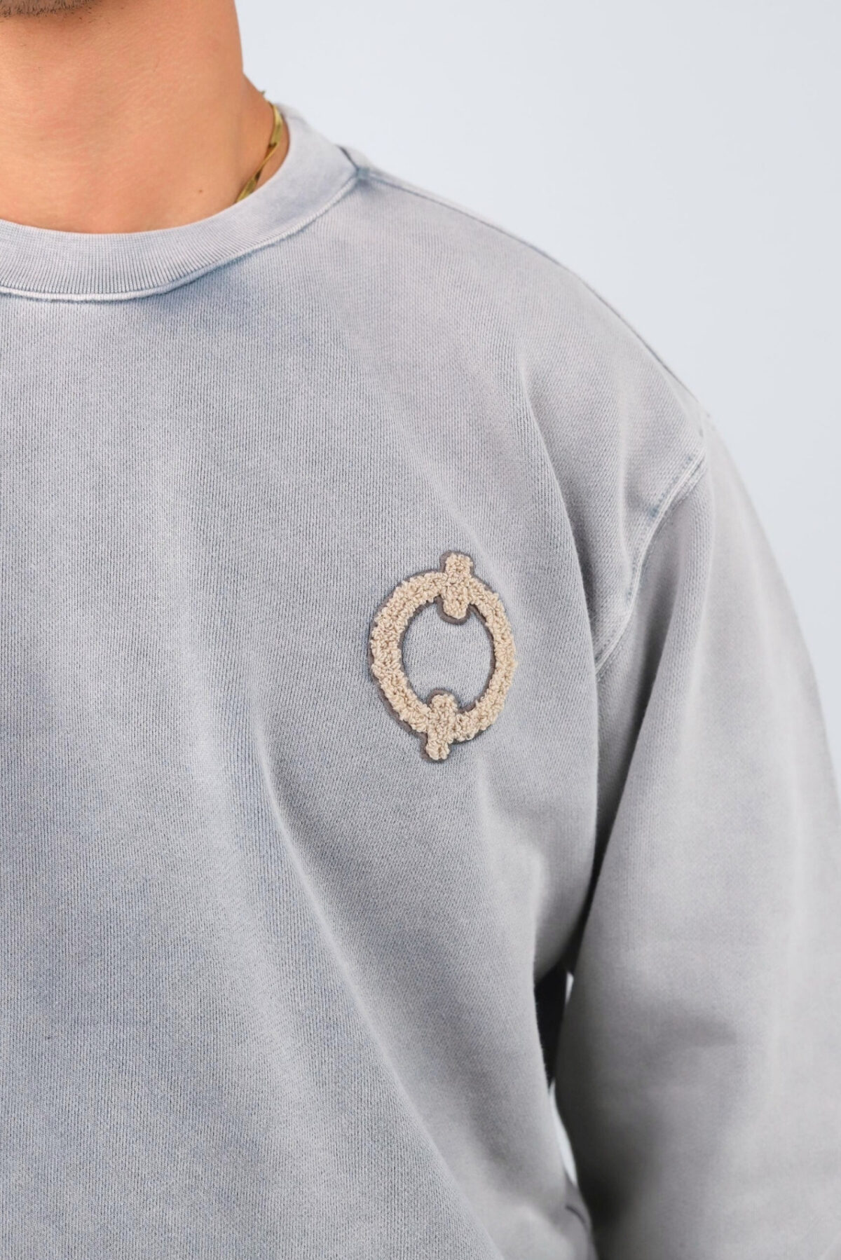 Nors Acid Wash Gri Sweatshirt