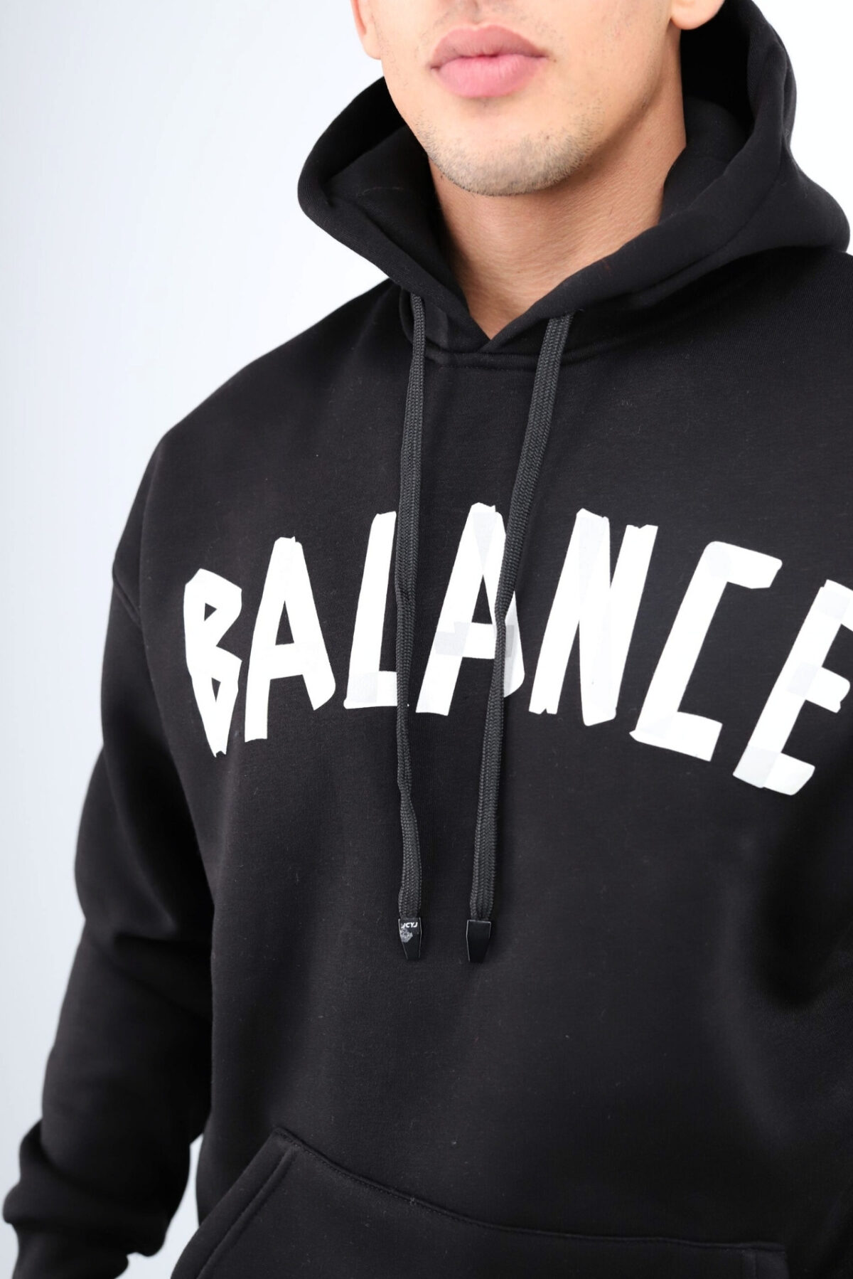 Balance Siyah Hoodie