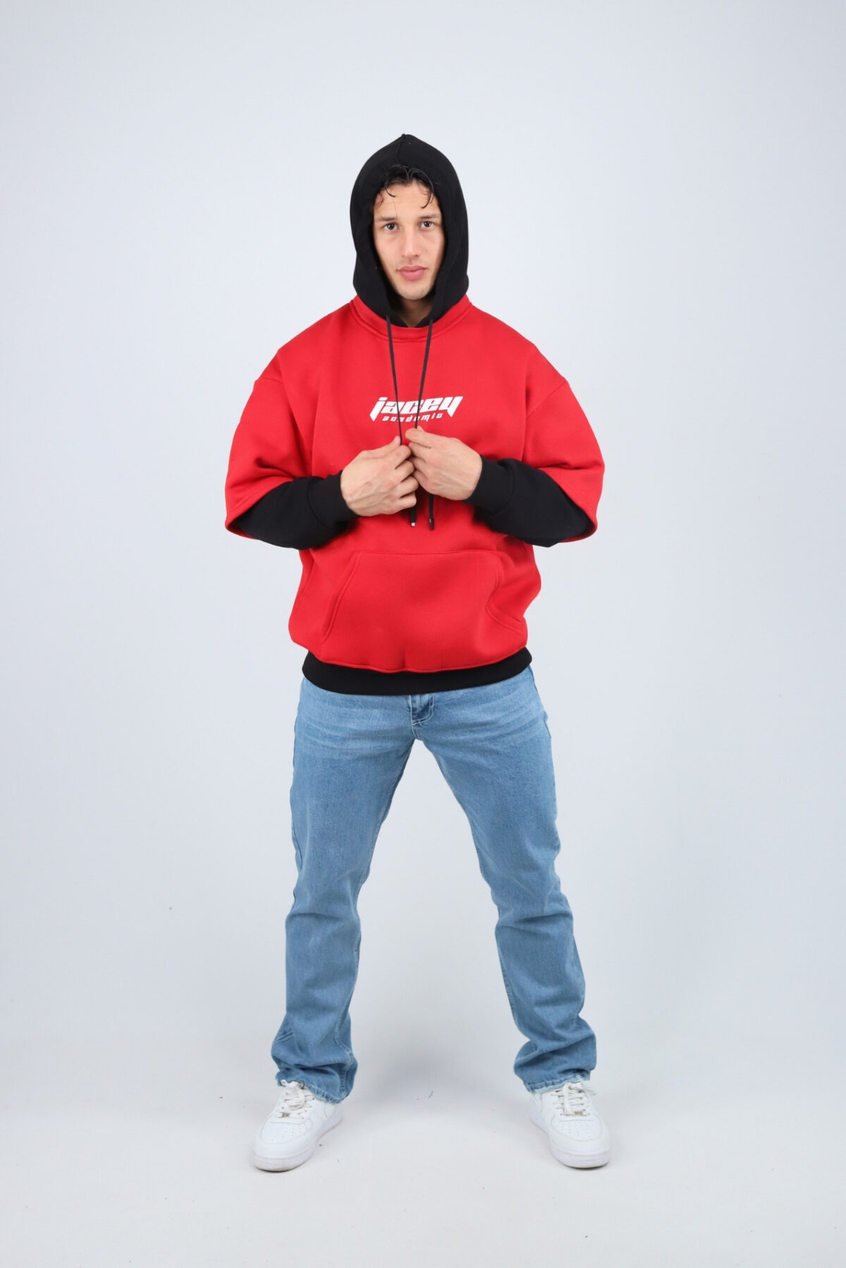 Academia Kırmızı Birleşik Hoodie