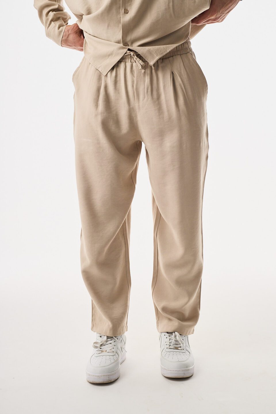 Beg Baggy Bej Pantolon