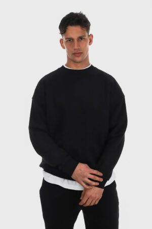 Basic Siyah Sweatshirt