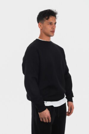 Basic Siyah Sweatshirt