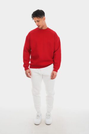 Basic Kırmızı Sweatshirt