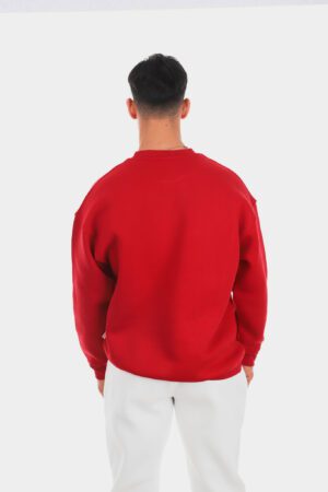 Basic Kırmızı Sweatshirt