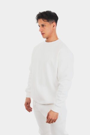 Basic Beyaz Sweatshirt