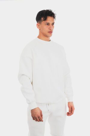 Basic Beyaz Sweatshirt