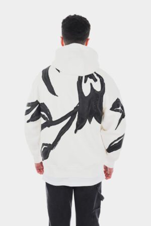 Pençe Beyaz Hoodie