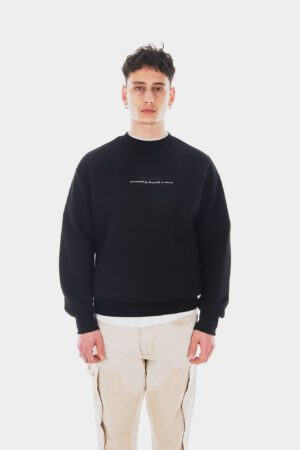Egypt Patch Siyah Sweatshirt
