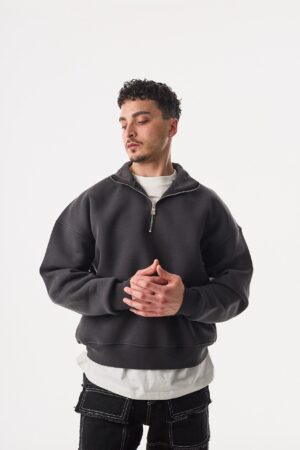 102-Yar_m-Fermuar-Antrasit-Basic-Sweatshirt-7