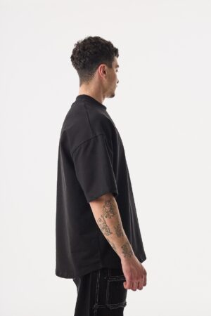 105-Basic-Siyah-Oversize-T-Shirt-2