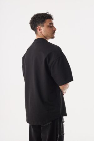 105-Basic-Siyah-Oversize-T-Shirt-4