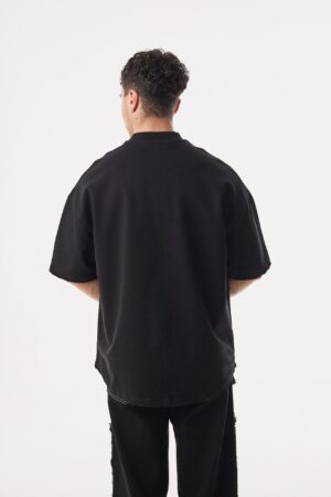 105-Basic-Siyah-Oversize-T-Shirt-6