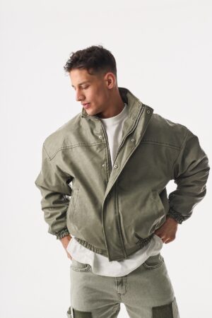 106-Oversize-Yarasa-Ye-il-Suni-Deri-Ceket-7