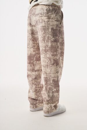 112-Allover-Urban-Krem-Kahve-Baggy-Para-t-Pantolon-1