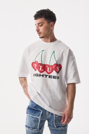 119-Cherry-Heart-Beyaz-T-Shirt-3