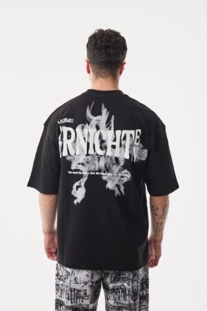 131-Vernichten-Siyah-T-Shirt