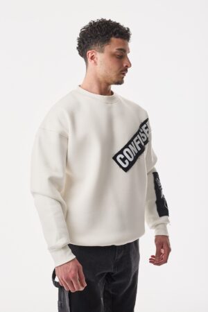 157-Confused-Ekru-B-Yaka-Sweatshirt-2