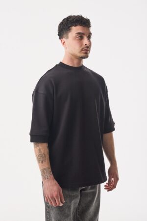 218-Basic-Y-ksek-Gramaj-Siyah-Oversize-T-Shirt-2