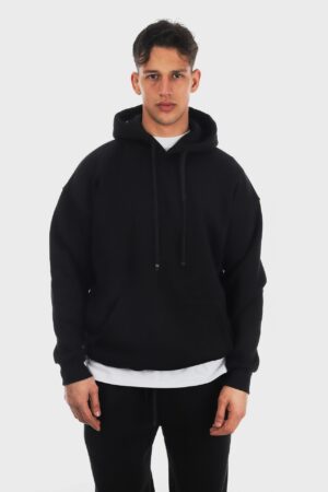 232-Basic-Siyah-Hoodie
