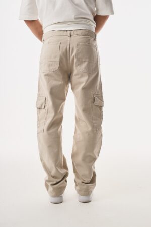 270-Gabardin-Krem-Kargo-Pantolon-1