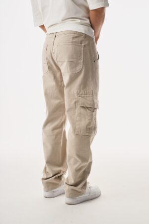 270-Gabardin-Krem-Kargo-Pantolon-5