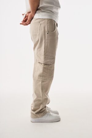 270-Gabardin-Krem-Kargo-Pantolon-6