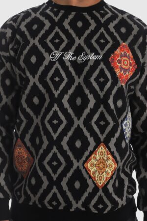 276-B-Yaka-Etnik-Siyah-Sweatshirt-1