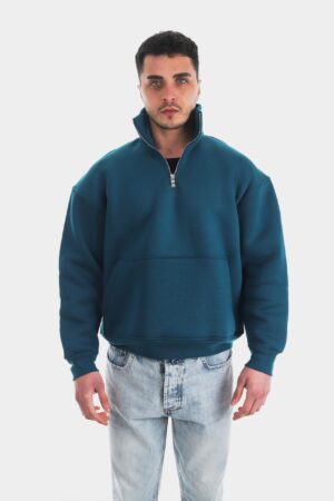279-Tek-Yaz_-Yar_m-Fermuar-Petrol-Mavi-Sweatshirt-5