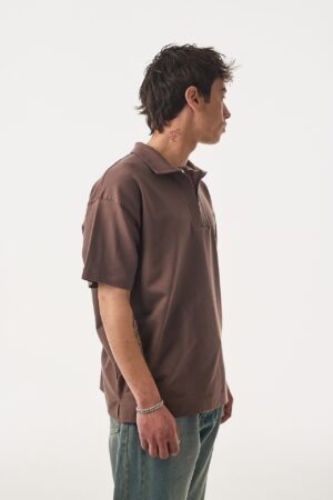 351-410PY001-Blaze-Kahverengi-Polo-Yaka-T-Shirt-2