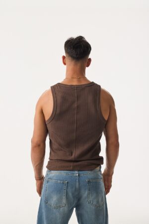 369-410AT003-Premium-Fitilli-Tank-Top-Kahverengi-Atlet-3
