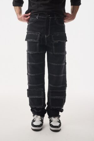 37-Ultra-Detay-Siyah-Baggy-Kot-Pantolon