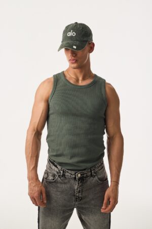 370-410AT004-Premium-Fitilli-Tank-Top-Ye-il-Atlet-3
