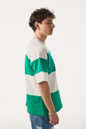 386-410TS019-Posh-Par-al_-Ye-il-Beyaz-T-Shirt-4