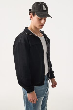 401-410CK008-Sharp-Siyah-Kot-Ceket-3