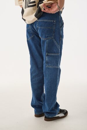 407-410KPT012-Hip-Carpenter-Baggy-Mavi-Kot-Pantolon-6