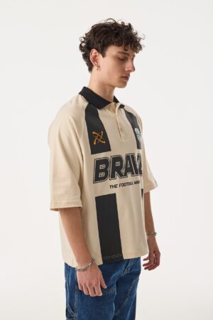 409-410PY002-Brave-Ekru-Polo-Yaka-T-Shirt-1