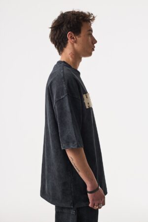 41-HUMAN-Antrasit-Acid-Wash-T-Shirt