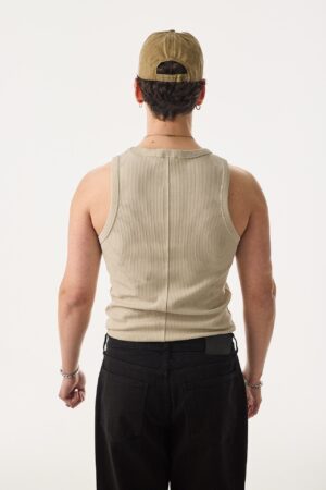 413-410AT007-Premium-Fitilli-Tank-Top-Bej-Atlet