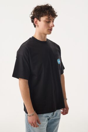 432-410TS035-Resilient-Siyah-T-Shirt