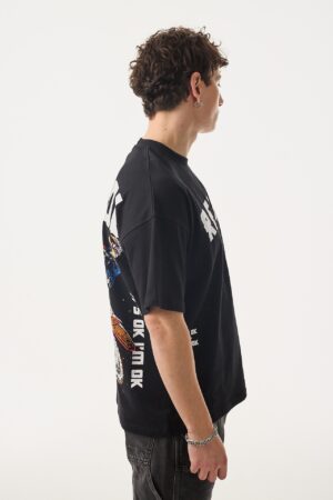 445-410TS044-HardRide-Bask_l_-Siyah-T-Shirt