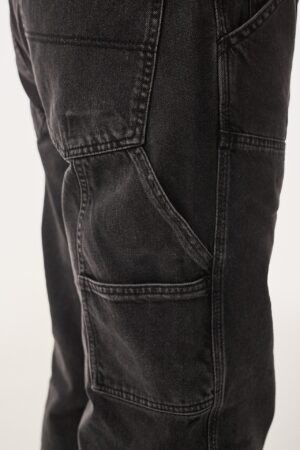 448-410KPT014-Hip-Carpenter-Siyah-Baggy-Kot-Pantolon-4
