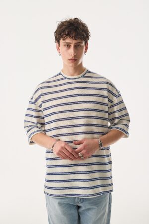 451-410TS059-Axis-Dokulu-Mavi-eritli-T-Shirt