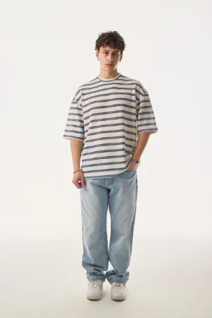 451-410TS059-Axis-Dokulu-Mavi-eritli-T-Shirt