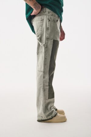 98-Par-al_-Carpenter-Ye-il-Baggy-Kot-Pantolon-3